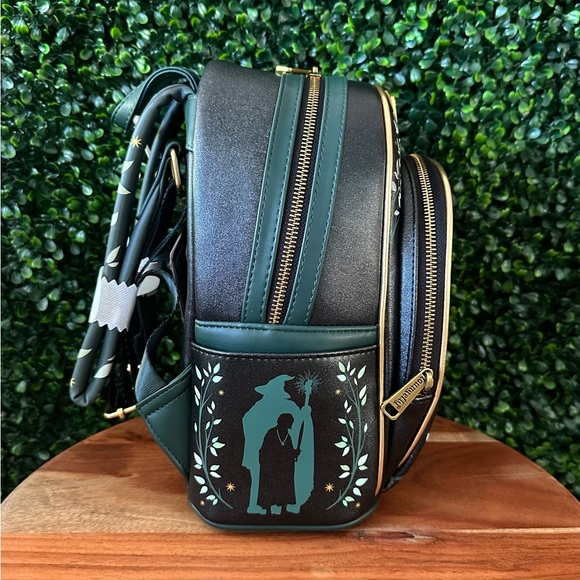 Loungefly The Lord of the Rings Doors of Durin Glow-in-the-Dark Mini Backpack - Picture 4 of 6